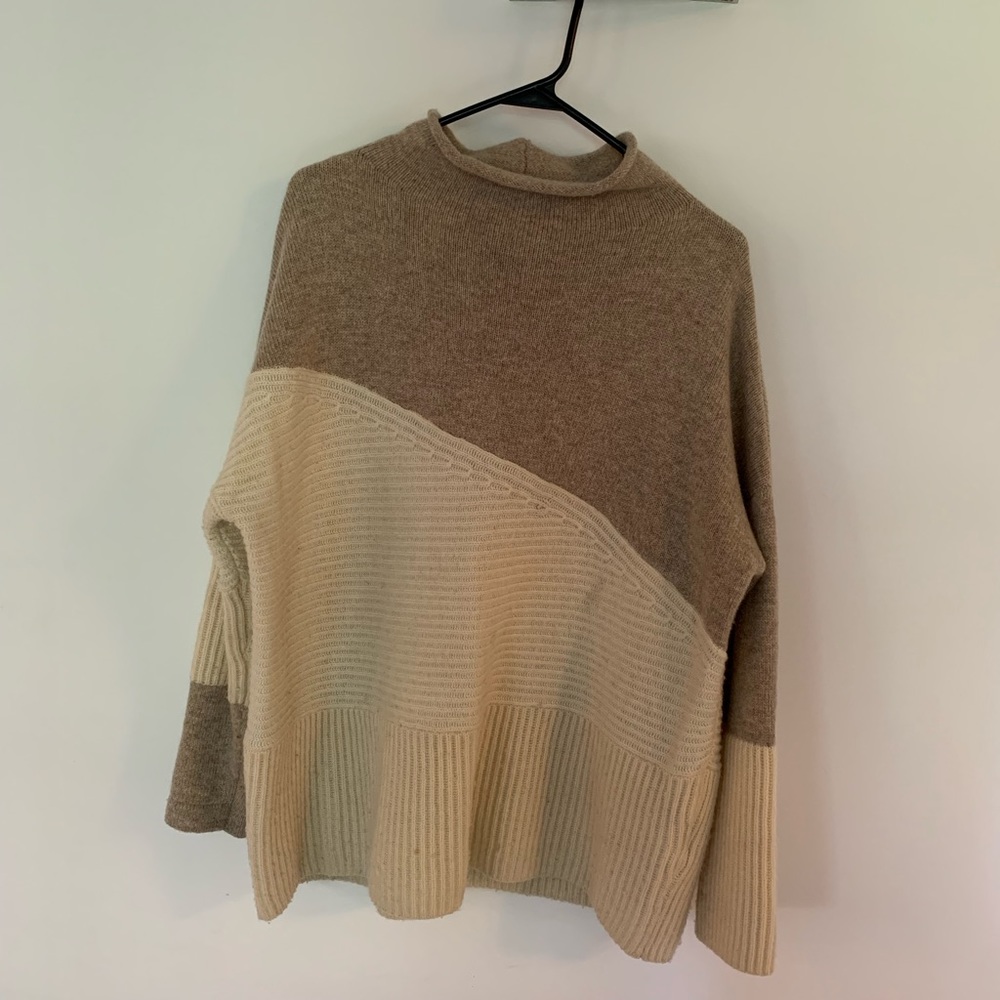 French connection ribbed oversize sweater